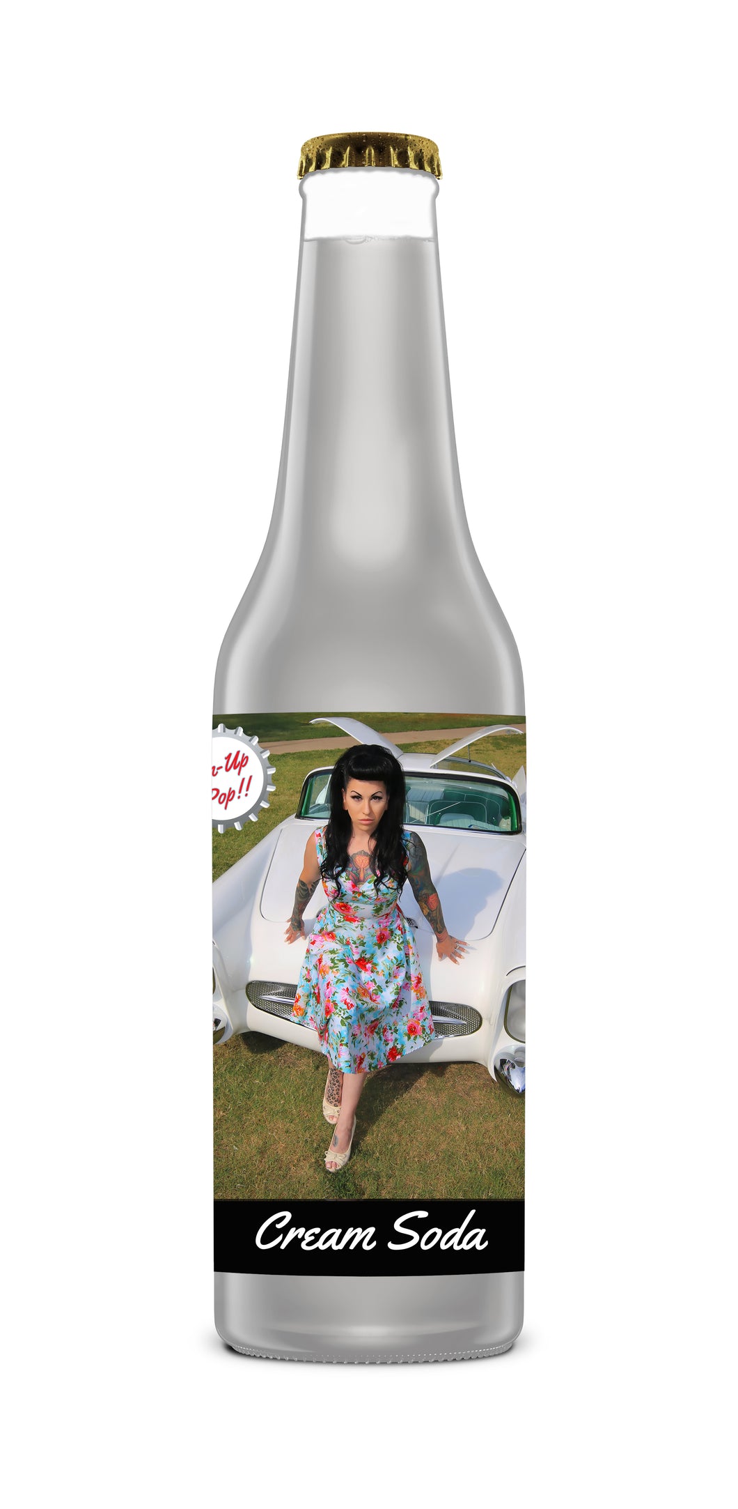 6 Pack of Pin-Up Pop Cream Soda