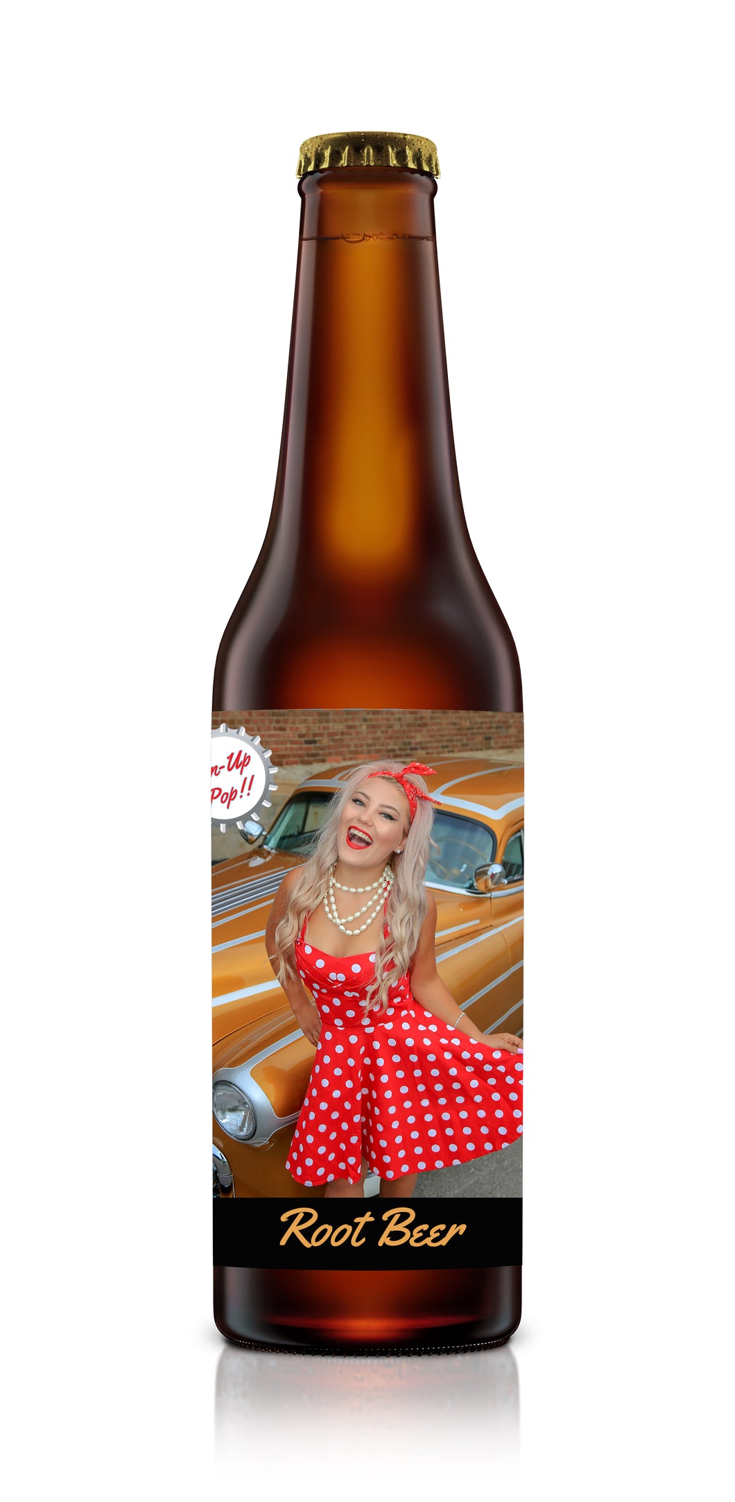6 Pack of Pin-Up Pop Root Beer