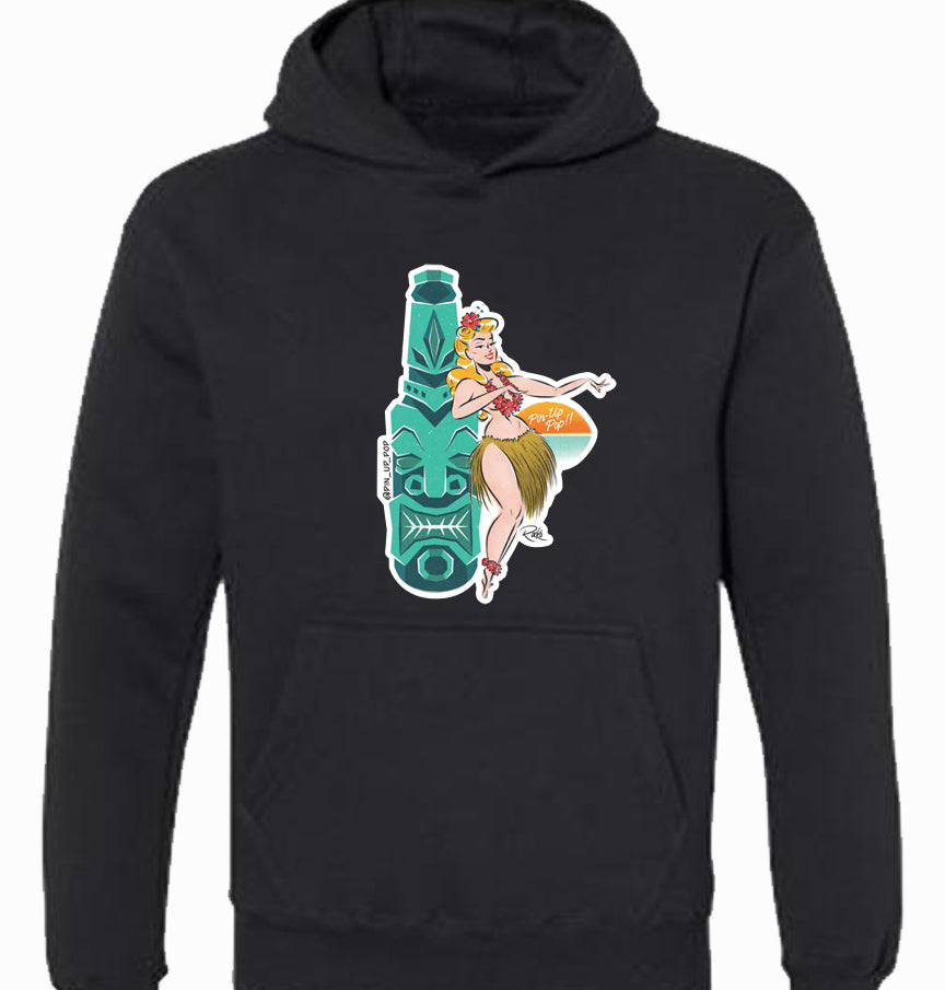 Pin-Up Pop Tiki Girl Pin Up Hoodie